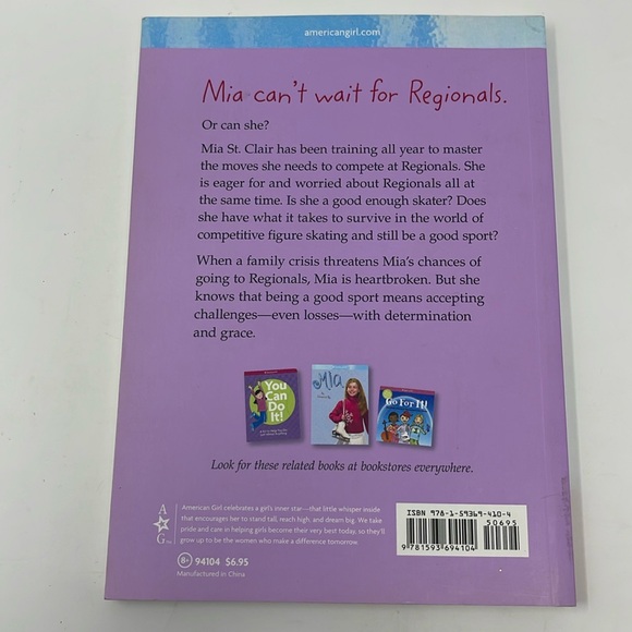 3/$15 AMERICAN GIRL: Bravo, Mia! Book 2. By Laurence Yep - Picture 2 of 7